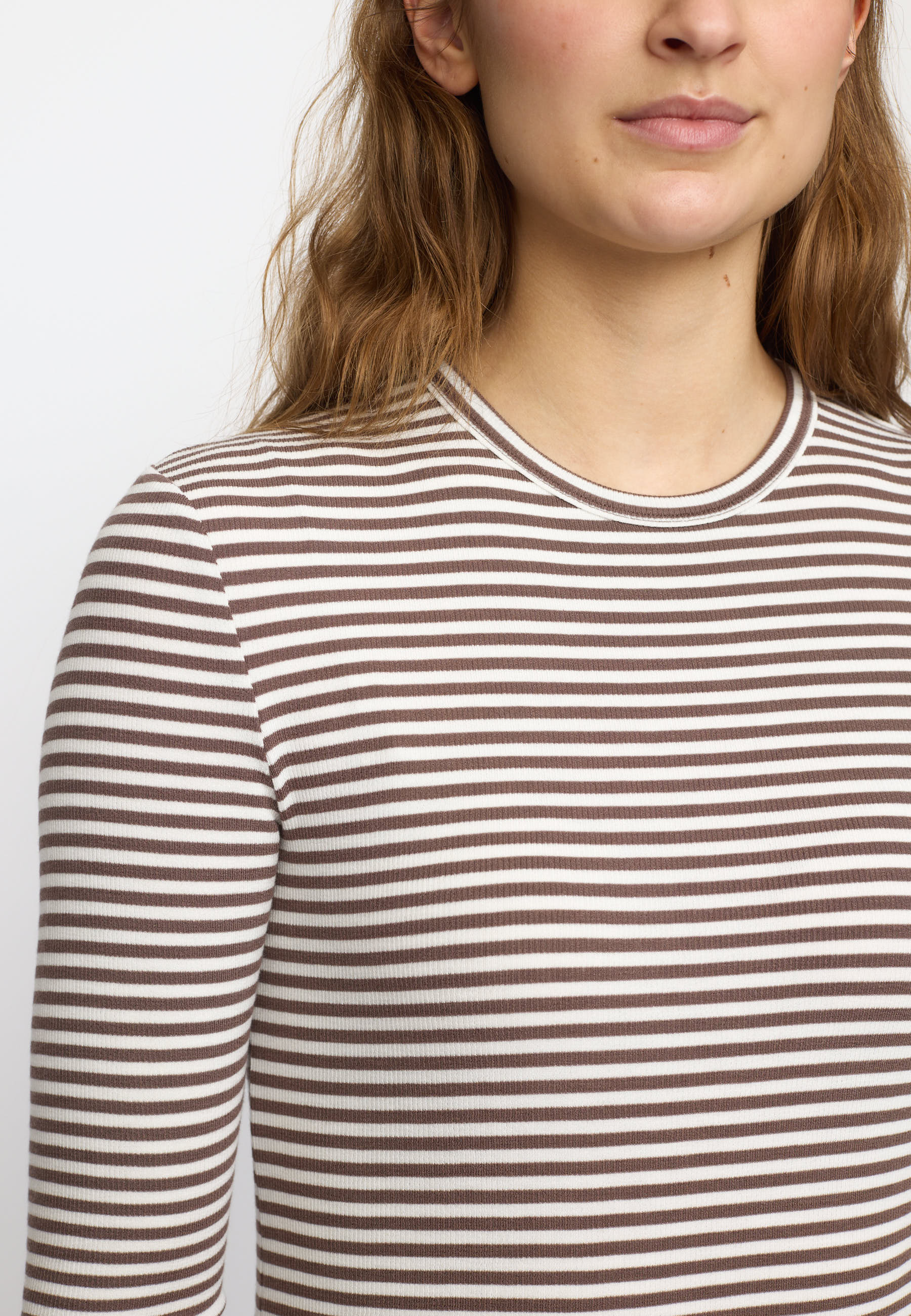 SRFenja Stripe O-neck Top